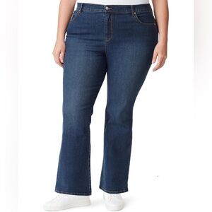Gloria Vanderbilt Amanda Bootcut Embellished Stretch Jeans Sz 14M